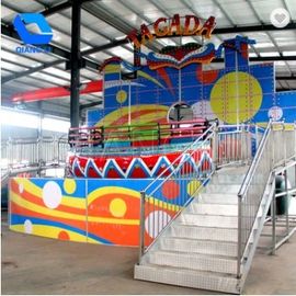 Cina Menyenangkan Taman Hiburan Thrill Rides Warna Disesuaikan Tagada Fair Ride pabrik