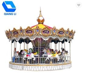 Cina Outdoor Mini Portable Kecil Merry Go Round Carousel Untuk Game Karnaval Anak pabrik