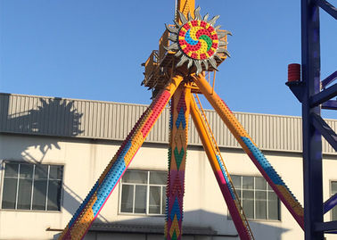 Cina Big Pendulum Ride / Pendulum Ride Amusement Park With Lights Colorful pabrik