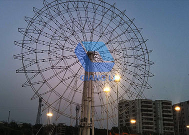 Taman Hiburan Populer Ferris Wheel 50m Model Struktur Mekanik Yang Berbeda