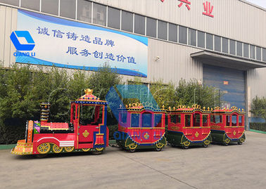 Cina Wahana Taman Hiburan Lucu yang Menarik, Kustom Fun Train Rides For Kids pabrik
