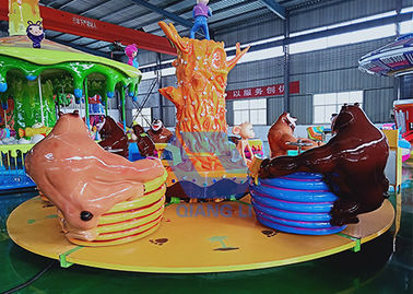 Cina Carousel Teacup Amusement Ride, Wahana Hiburan Rotating Anak-Anak Untuk Bermain Keluarga pabrik