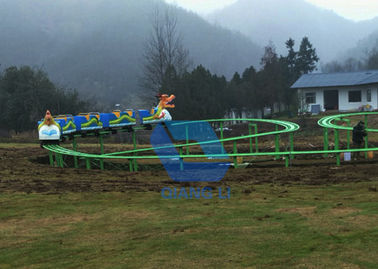 Cina Rides Track Desain Khusus, Amusement Cacing Roller Coaster Untuk Dewasa / Anak-Anak pabrik