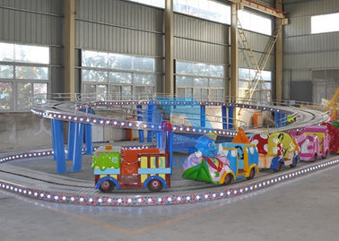Cina Mini Indoor Roller Coaster, Mini Shuttle Rides Dengan Lampu Cantik pabrik