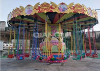 Kepala Model Mini Theme Park Swing Ride Bahan Baja Giant Swing Ride pemasok