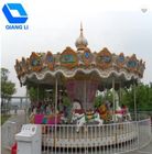 Outdoor Mini Portable Kecil Merry Go Round Carousel Untuk Game Karnaval Anak pemasok