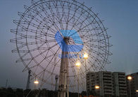 Taman Hiburan Populer Ferris Wheel 50m Model Struktur Mekanik Yang Berbeda pemasok