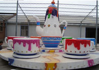 Indoor / Outdoor Teacup Amusement Ride, Wahana Hiburan Mini Populer pemasok