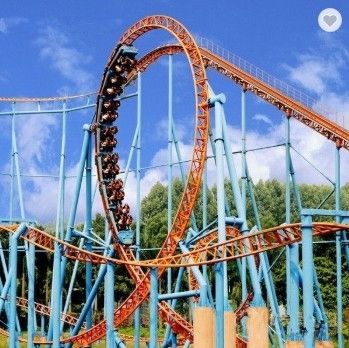 Theme Park Roller Coaster Ride Disesuaikan Kapasitas 16 Orang Untuk Outdoor pemasok