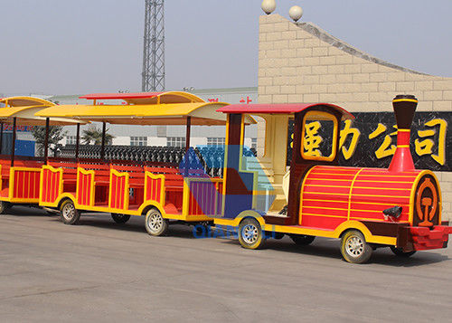 Dekorasi Indah Carnival Train Ride Untuk Outdoor Amusement Park pemasok