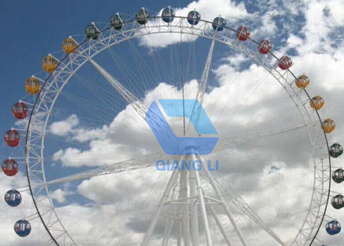Permainan Anak Taman Hiburan Ferris Wheel 120/128 Pcs Memuat Kapasitas Untuk Tamasya pemasok