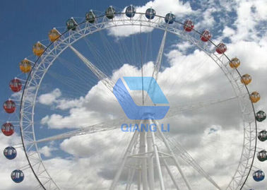 Cina Permainan Anak Taman Hiburan Ferris Wheel 120/128 Pcs Memuat Kapasitas Untuk Tamasya pabrik