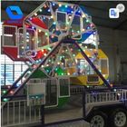 QiangLi Portable Carnival Rides 6/24 kursi Mini Ferris Wheel CE Disetujui pemasok