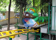 Wahana Taman Hiburan Yang Andal Atraksi Roller Coaster Train Sliding Ride For Kids pemasok